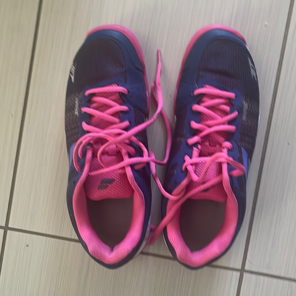 Babolat tennis / pickleball shoes.